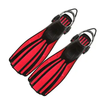 1 Пара регулируемых плавников, длинные ласты, обувь для подводного плавания для занятий подводным плаванием. Изображение