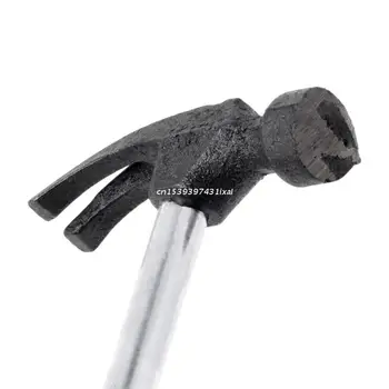 18-сантиметровый молоток из нержавеющей стали с пластиковой ручкой, ручной инструмент для ремонта деревообработки, челнок Изображение