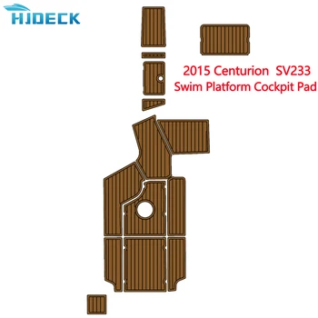 2015 Centurion SV233 Платформа для плавания, Кокпит, Коврик для лодки, EVA-пена, Палуба из искусственного Тика, Коврики для тяги на палубе Яхты, Настраиваемые Изображение