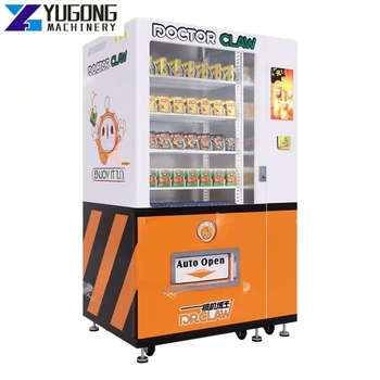 24-часовые автоматы по продаже розничных товаров самообслуживания YG Полностью автоматический автомат по продаже закусок для продуктов питания и напитков Изображение
