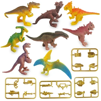 4XBD 8 Упаковок Детский Динозавр Малыш Динозавр Игрушка Динозавр для Детей Малыш Мальчик Изображение