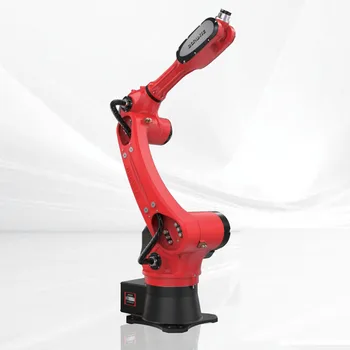 6-осевой промышленный механический робот-манипулятор Или пневматический робот для автоматизации цеха Изображение