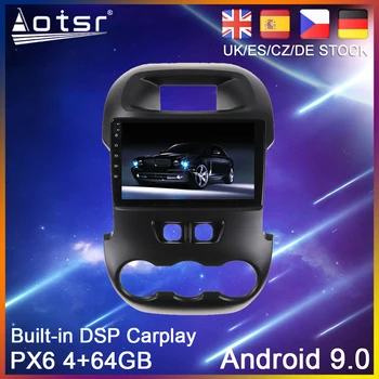 Android 10 PX6 64G Автомобильный DVD-Плеер GPS Навигация Для Ford Ranger F250 2011-2014 Авторадио Стерео Мультимедийный Плеер Головного Устройства Изображение