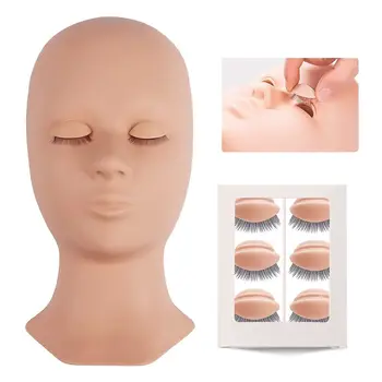 HEALLOR Training Lashes Eye Facial Training, Инструменты для прививки головы, Обучающая модель для наращивания ресниц Изображение
