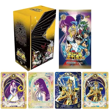 KAYOU New Saint Seiya Card Saori Cloth Awakening Anime Card Limited Saori Kido SE BP Card Gold Saint Seiya Редкая Коллекционная карта Изображение