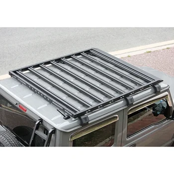 Алюминиевый багажник на крышу автомобиля, багажник на крышу, автомобильные запчасти, багажник на крышу 2020 года, аксессуары Jimny Изображение