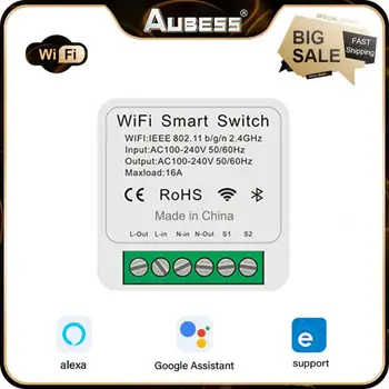 Беспроводной Модуль Диммера AUBESS Smart Home Light Controller Совместим С Дистанционным Управлением 2.4G Работает С приложением Ewelink Изображение