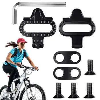 Велосипедные Шипы Multi-Release Pedal Cleat Подходят Для Педалей MTB, Стабильные Сменные Велосипедные Шипы Для Спиновой Обуви Для Катания На Горных Велосипедах Изображение