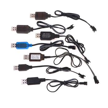 Высококачественный 3,6-9,6 В 250мА NiMH/NiCd Аккумулятор USB Кабель Зарядного Устройства SM 2P Передняя Вилка Пульт Дистанционного Управления Автомобильное USB Зарядное Устройство Электрическая Игрушка ~ Изображение