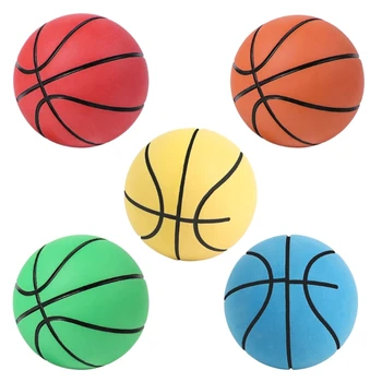 Декор Школьного класса Мини-Баскетбольный Мяч Для Стресса Маленький Мягкий Резиновый Баскетбольный Мяч H58D Изображение