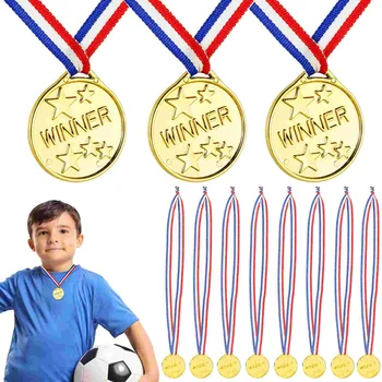 Дети Детские призовые игры, соревнования, детские медали, медали Дня спорта, Спортивные игры, детские медали для детских танцев Изображение
