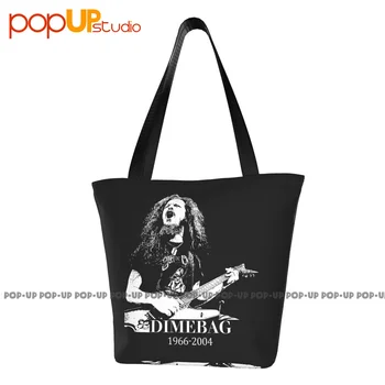 Женские сумки Pantera Dimebag Darrell Rock Band, удобная сумка для покупок, экологичная Изображение