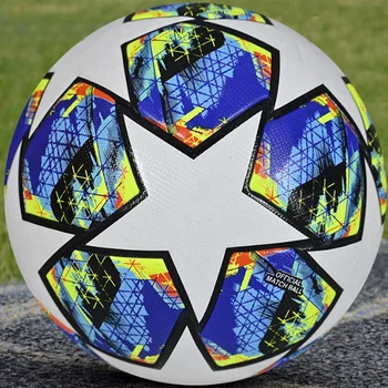 Износостойкий Футбольный мяч Официального размера 5 Бесшовный Командный Матч Групповая Тренировка по футболу Изображение