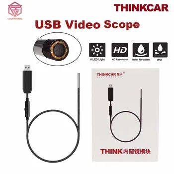 Инспекционная Камера Thinkcar THINKTOOL с 6 светодиодными Индикаторами USB-Видеодиспансер для Автомобильного Диагностического Оборудования для Изображение