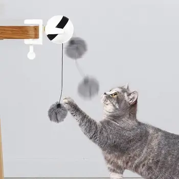 Интерактивные игрушки для кошек Электрическая игрушка для кошек с функцией автоматического закрытия Принадлежности для кошек для британских короткошерстных американцев Изображение