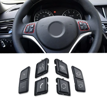 Крышки кнопок Рулевого колеса Автомобиля Кнопка Переключения Меню Управления Крышкой Громкости Для BMW X1 E84 3 Серии E90 E91 E92 E93 Запчасти (A) Изображение