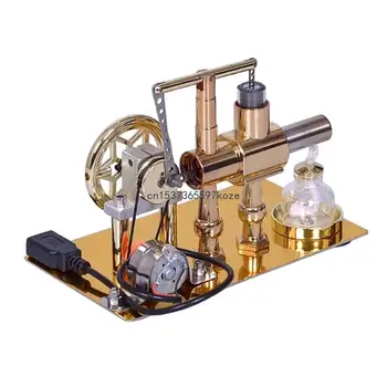 Модель двигателя Стирлинга, двигатель Стирлинга с горячим воздухом, модель двигателя, обучающая физике игрушка для студента, увлекательный подарок Изображение