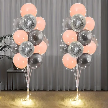 набор кронштейнов для воздушных шаров из 15 предметов с подсветкой в центре кронштейна для воздушных шаров Изображение