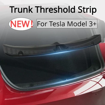 Накладка Порога Багажника для Tesla Model 3 + Накладка Для Защиты Порога Багажника От Царапин New Model3 Highland 2024 Аксессуар Изображение