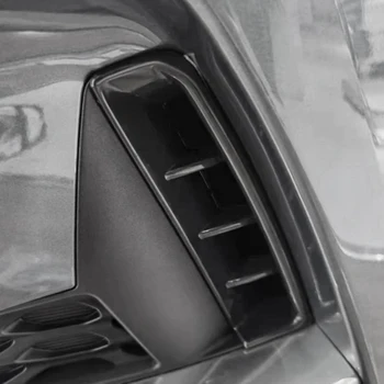 Наклейка для отделки крышки передней противотуманной фары автомобиля Kia Carnival KA4 2021 2022 Серебристый Изображение