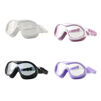 Очки для плавания с защитой от запотевания, очки для плавания для взрослых, очки для дайвинга, Удобная защита для женщин в помещении и на улице Изображение