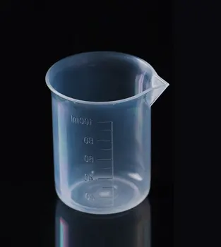 Практичные прозрачные чашечные весы объемом 100 мл, Пластиковый мерный стаканчик, Измерительные инструменты для домашней выпечки, кухонные инструменты Изображение