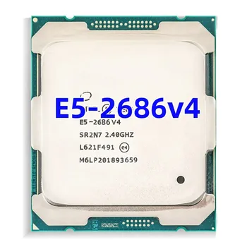 Процессор E5-2686V4 Xeon с поддержкой x99 32 потока 2,30 ГГц 18-ядерный X99 145 Вт FCLGA2011-3 e5 2686v4 высококачественный процессор Изображение