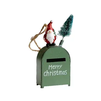 Рождественские Подвесные подвески, поделки, Фигурка из смолы, Праздничные фоновые подарки Изображение
