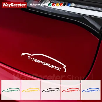 Светоотражающая креативная наклейка на окно автомобиля, корпус, бампер, крыло, Графическая виниловая наклейка для аксессуаров Tesla Performance Model 3 Y S X Изображение