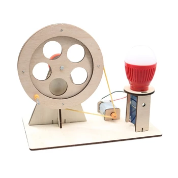 Своими руками соберите научно-образовательную игрушку-электрогенератор с ручным приводом Изображение