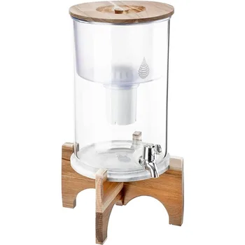 Стеклянный дозатор воды для пополнения pH -Система водоснабжения на столешнице - Кувшин для очистки воды Изображение