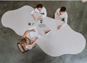 Стол в скандинавском стиле, удивленный тихим ветром и облаками, офисный стол, стол для конференций, обеденный стол, Стол итальянского дизайнера Изображение