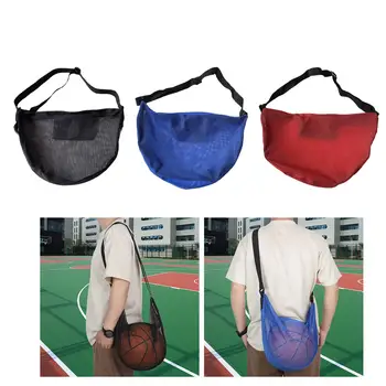 Сумки для мячей Сетчатый держатель для мячей Для хранения тренировочных баскетбольных сумок для переноски Изображение