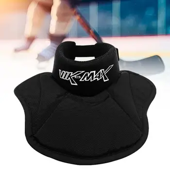 Хоккейный шейный щиток, устойчивый к порезам Воротник, защита хоккейной шеи для взрослых, подростков, пожилых женщин и мужчин, спорт на открытом воздухе Изображение
